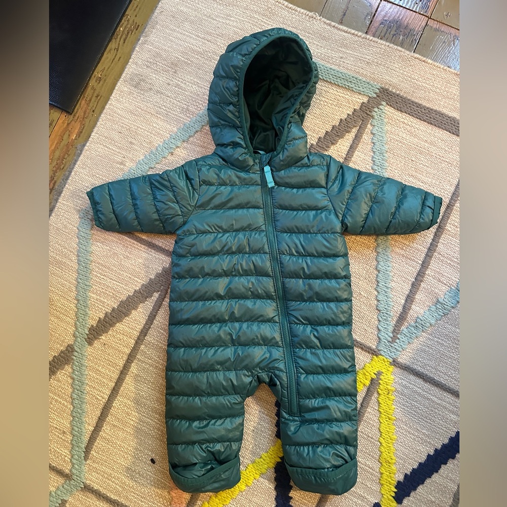 Teal Primary Puffer Suit basically new